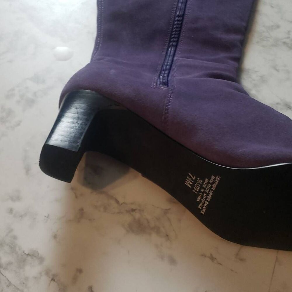 Chadwicks Purple Highheel Boots - Picture 5 of 12